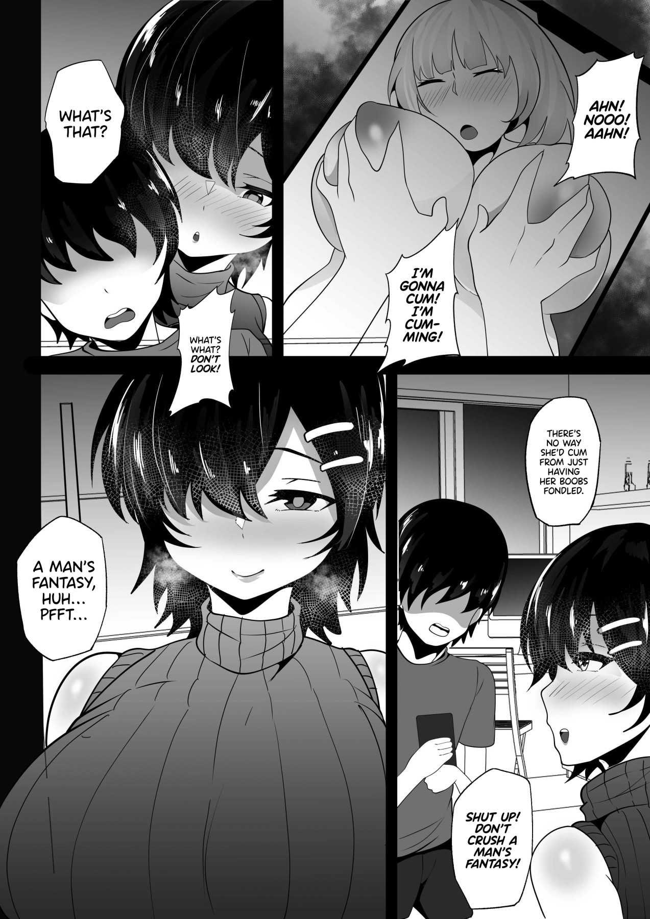 Hentai Manga Comic-You Won't Play With This Big-Breasted Nee-chan?-Read-5